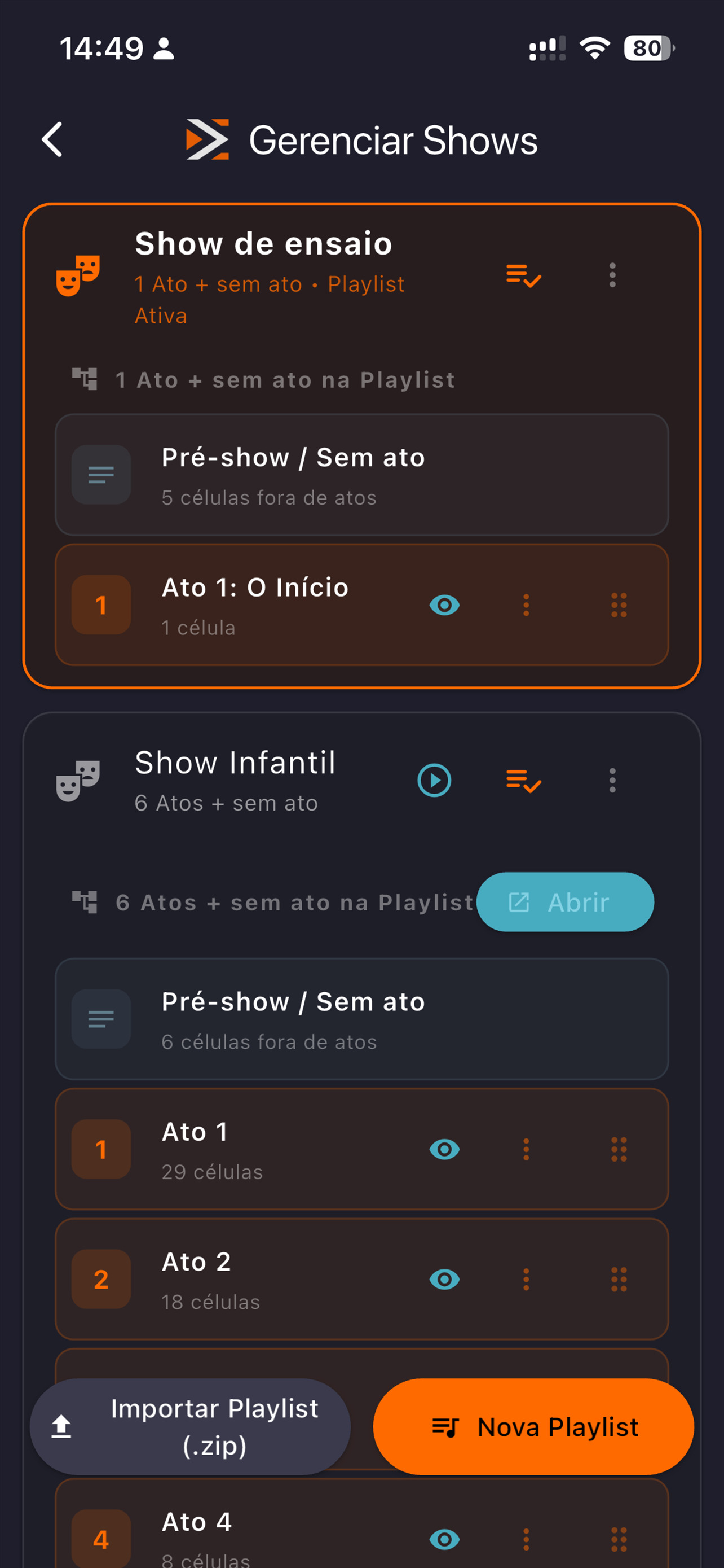 Maestro Show Control screenshot 3