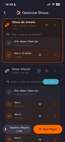 Maestro Show Control screenshot