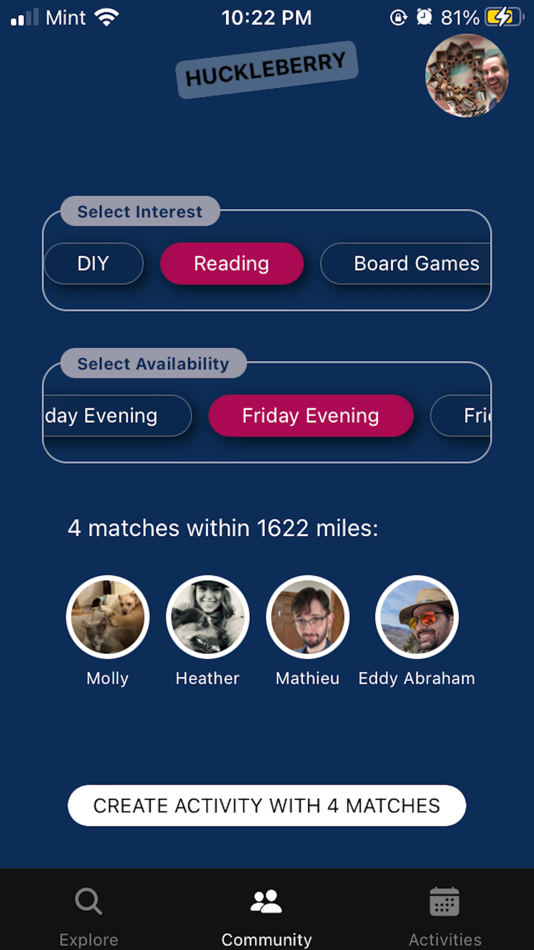 #2. Huckleberry Social (iOS) Ved: RethinkMe LTD