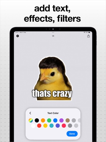 sticker maker - holos iPad screenshot