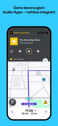 Waze Navigation und Verkehr App Store preview screenshot 8
