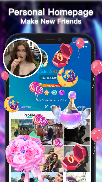 Screenshot #3 pour ViYa - Group Voice Chat Rooms