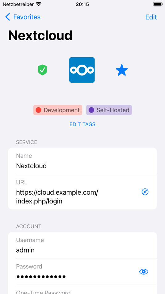 #4. Passwords for Nextcloud (iOS) 由: Johannes Schliephake