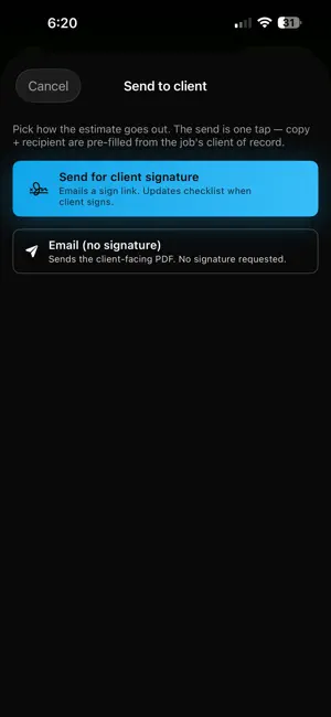 Forge: Contractor Estimates screenshot 3