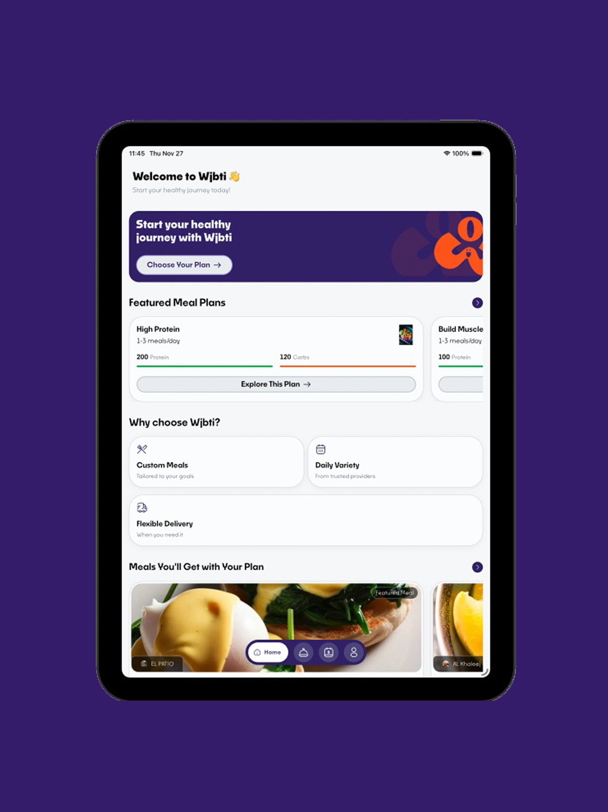 WJBTI: Plan your diet