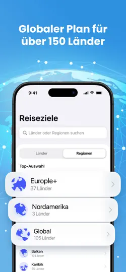 Screenshot von ESim Travel Mobile Internet auf dem iPhone 4