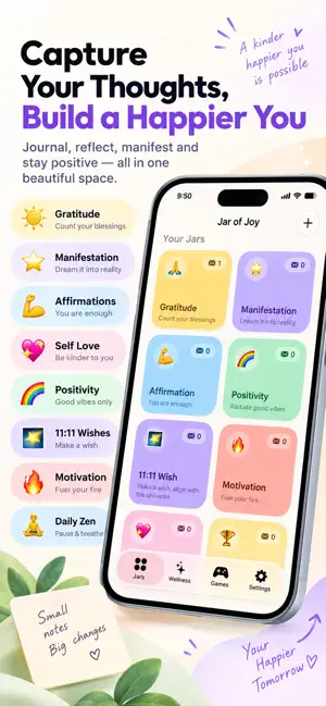 Daily Journal App: Jar of Joy screenshot 1