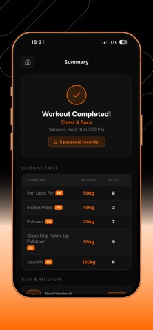 Iron Logic: Gym Workout & HIT Screenshot 7 of 8