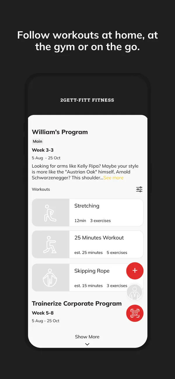 Screenshot #3 pour 2GETT FITT Fitness