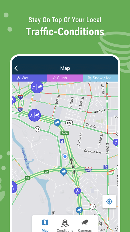 #8. WeatherBug – Weather Forecast (iOS) 由: WeatherBug