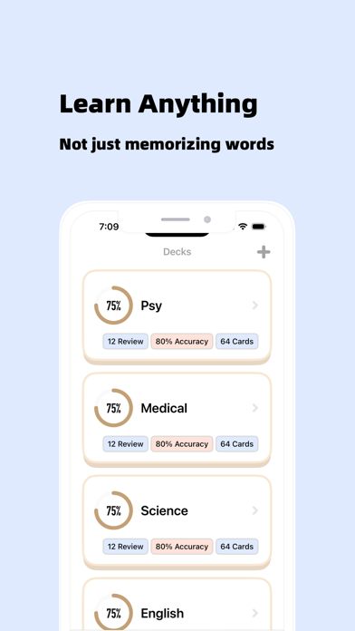 Screenshot #2 pour AI Flashcard：Remember Anything