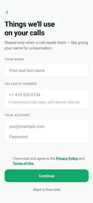 Make My Call screenshot 2