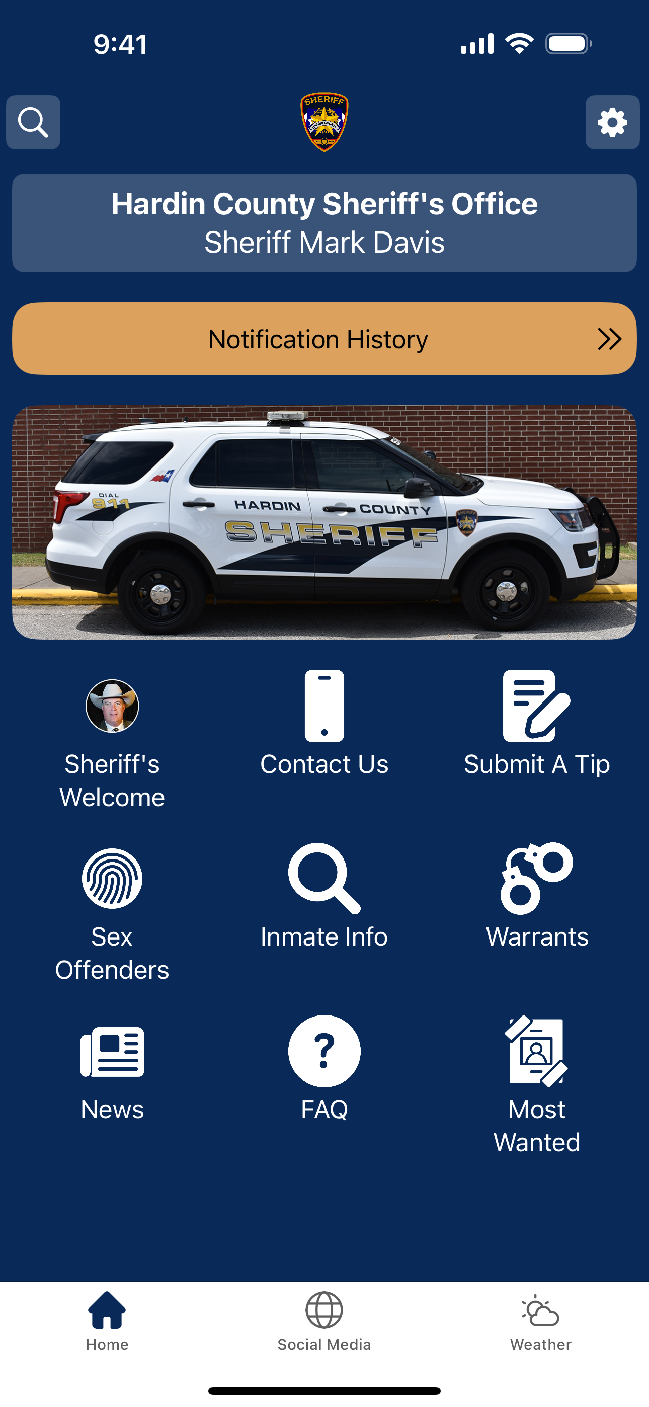 HARDIN COUNTY TX SHERIFF