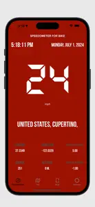 Speedometer for Bike GPS Speed screenshot #2 for iPhone