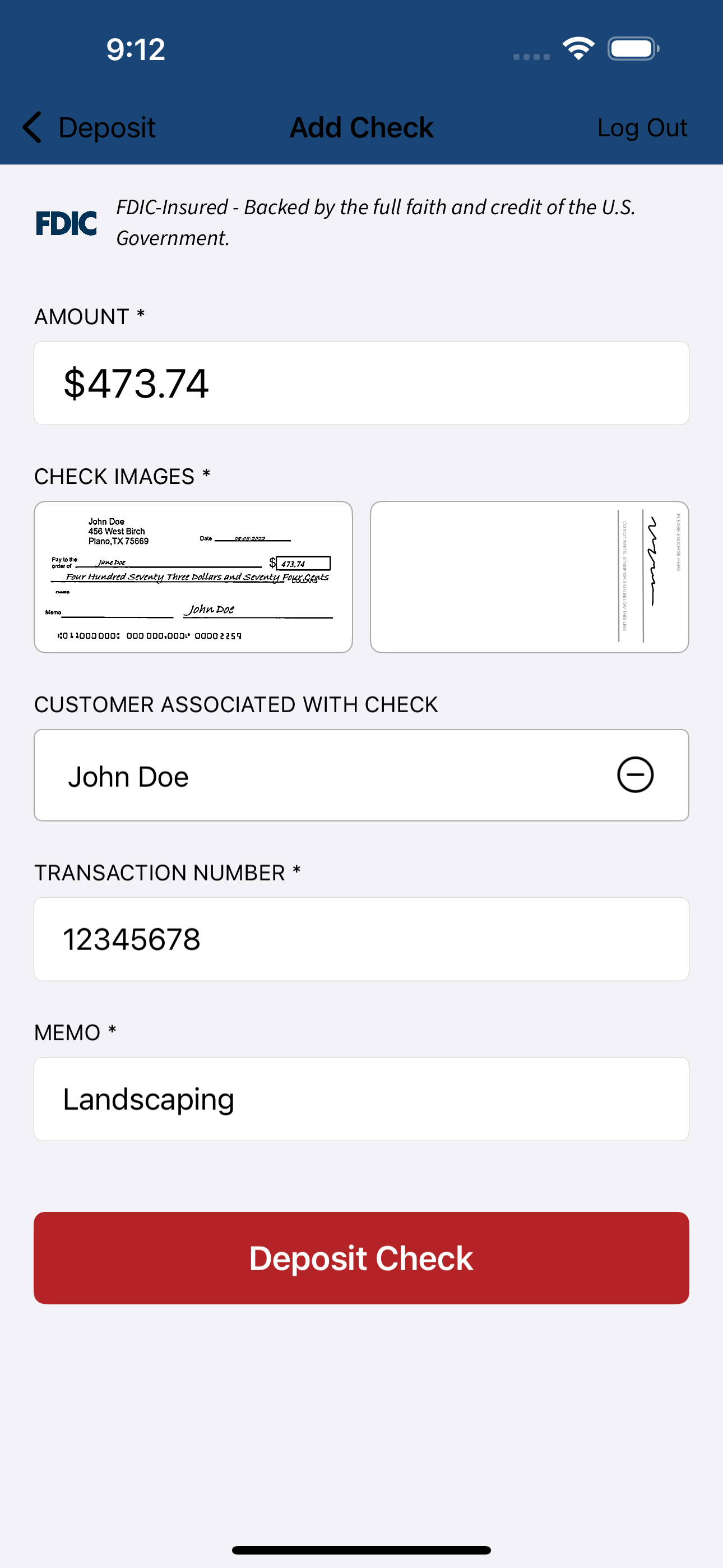 TexasBank mRDC screenshot 4