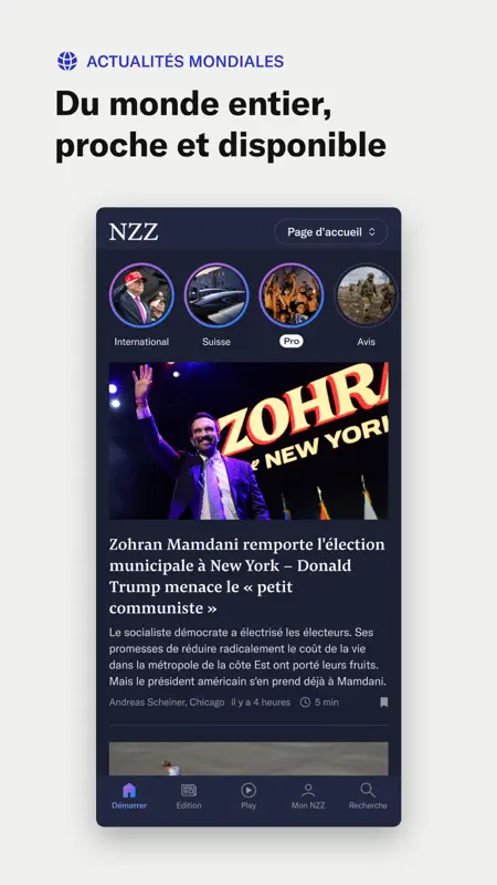 NZZ Actualités screenshot 1 of 8