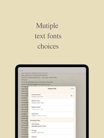 LyricLab: AI Lyric Generator iPad screenshot