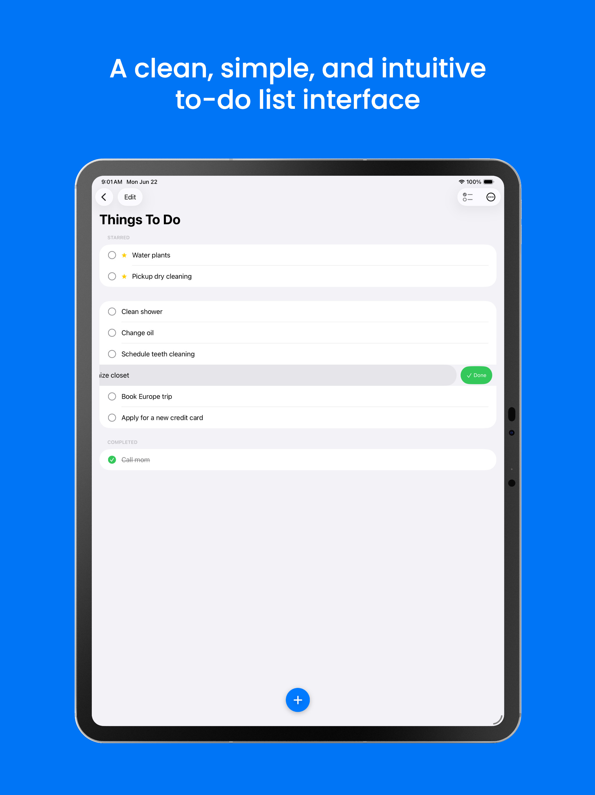 Things To Do - Tasks List