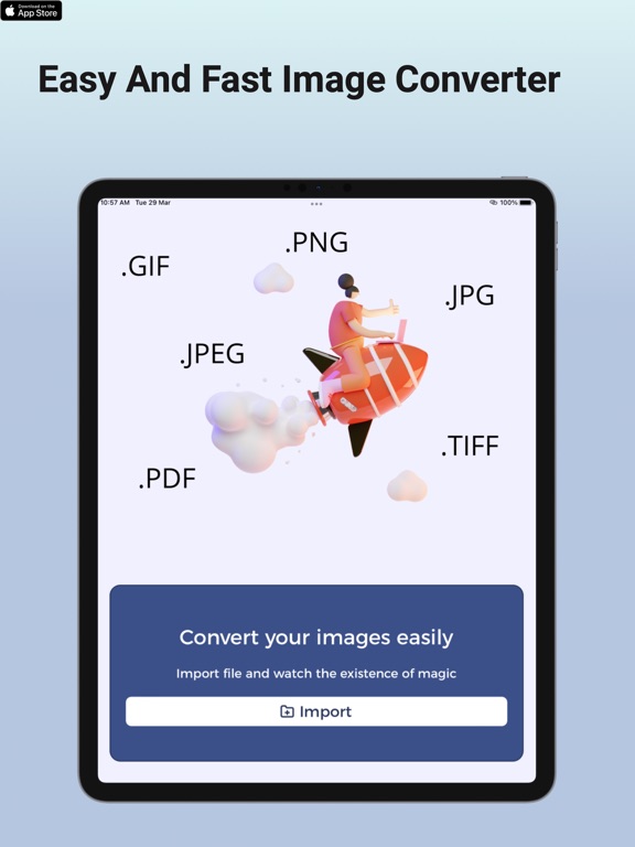 Convert to PDF - Image to PDF iPad screenshot 1 - Productivity app