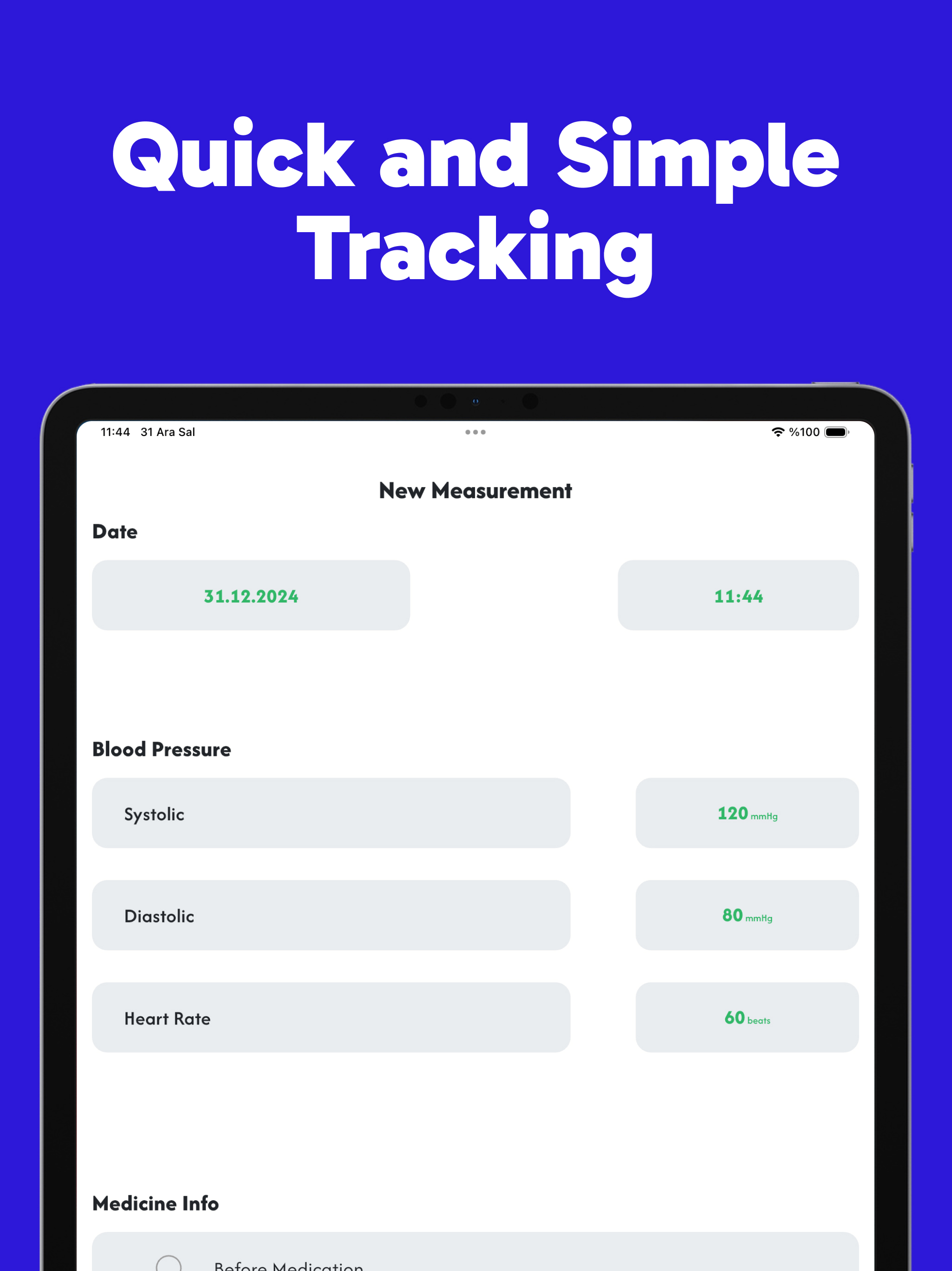 Blood Pressure - Tracking