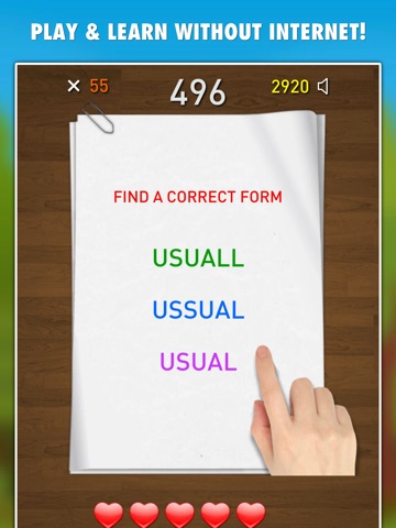 Spelling Test: Learn To Spell iPad screenshot