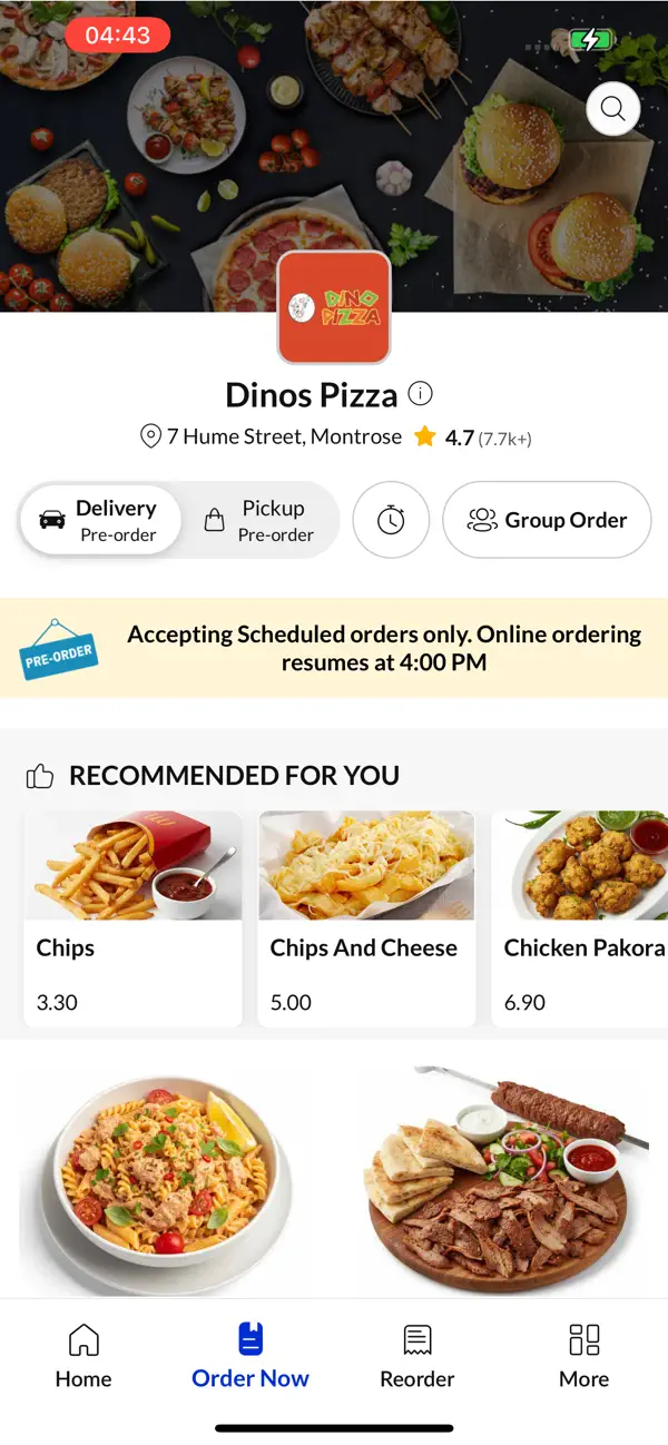 Screenshot #2 pour Dinos Pizza Montrose