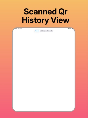 QR Reader-scan iPad screenshot