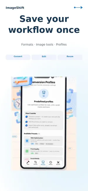 ImageShift: HEIC to JPG & PDF screenshot 3