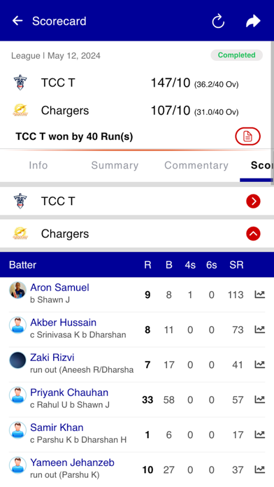 Houston Cricket League Screenshot