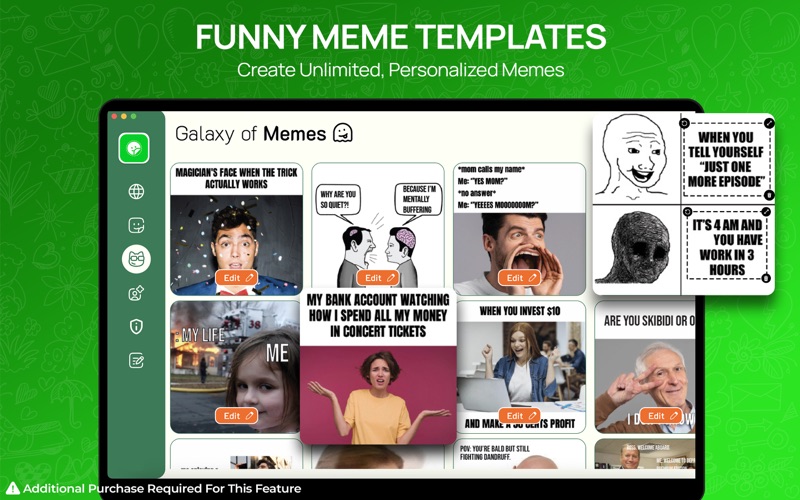 WA Sticker Maker & Memes Gen iPhone screenshot