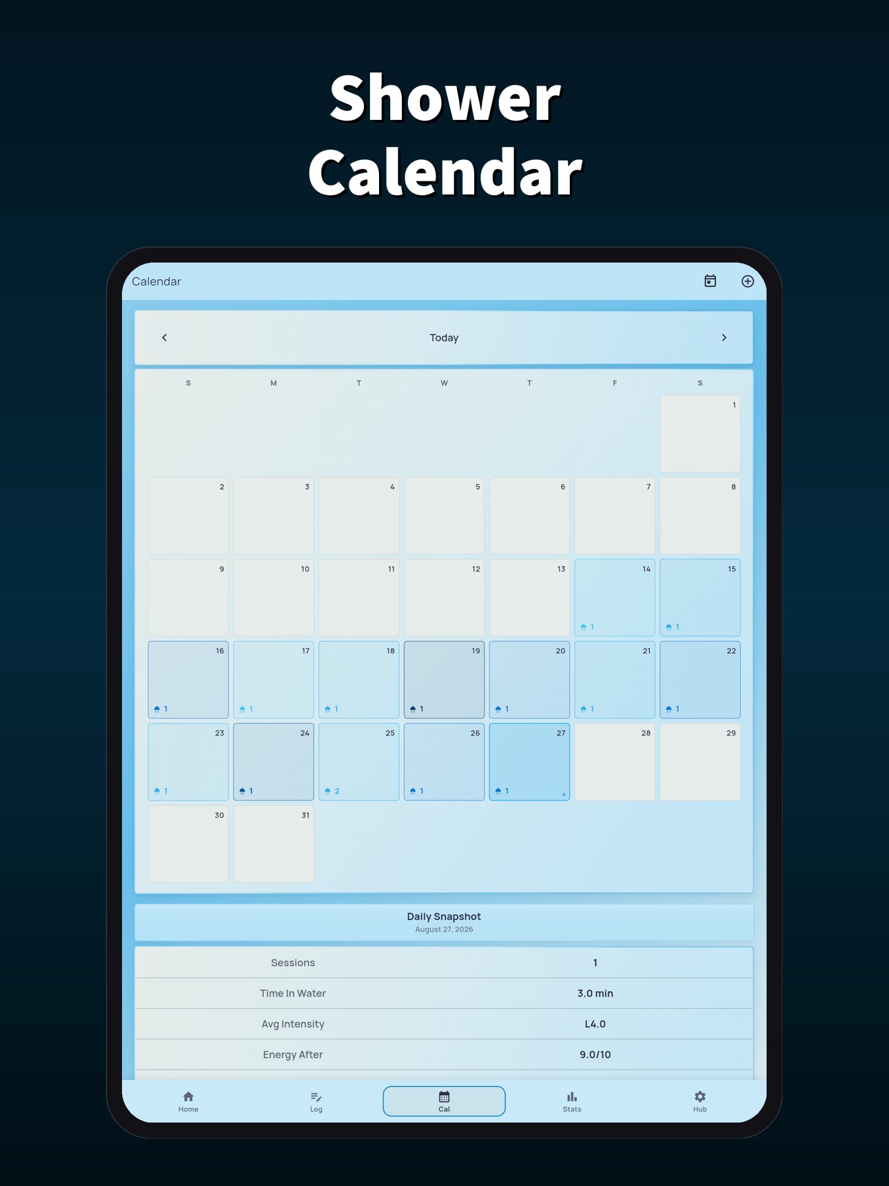 Screenshot 8 of ShowerBuddy App