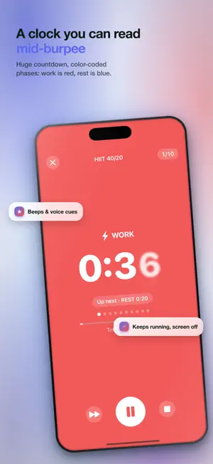 IntervalFlow: HIIT Timer screenshot 2