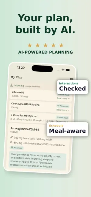 StackWise - Supplement Planner screenshot 2