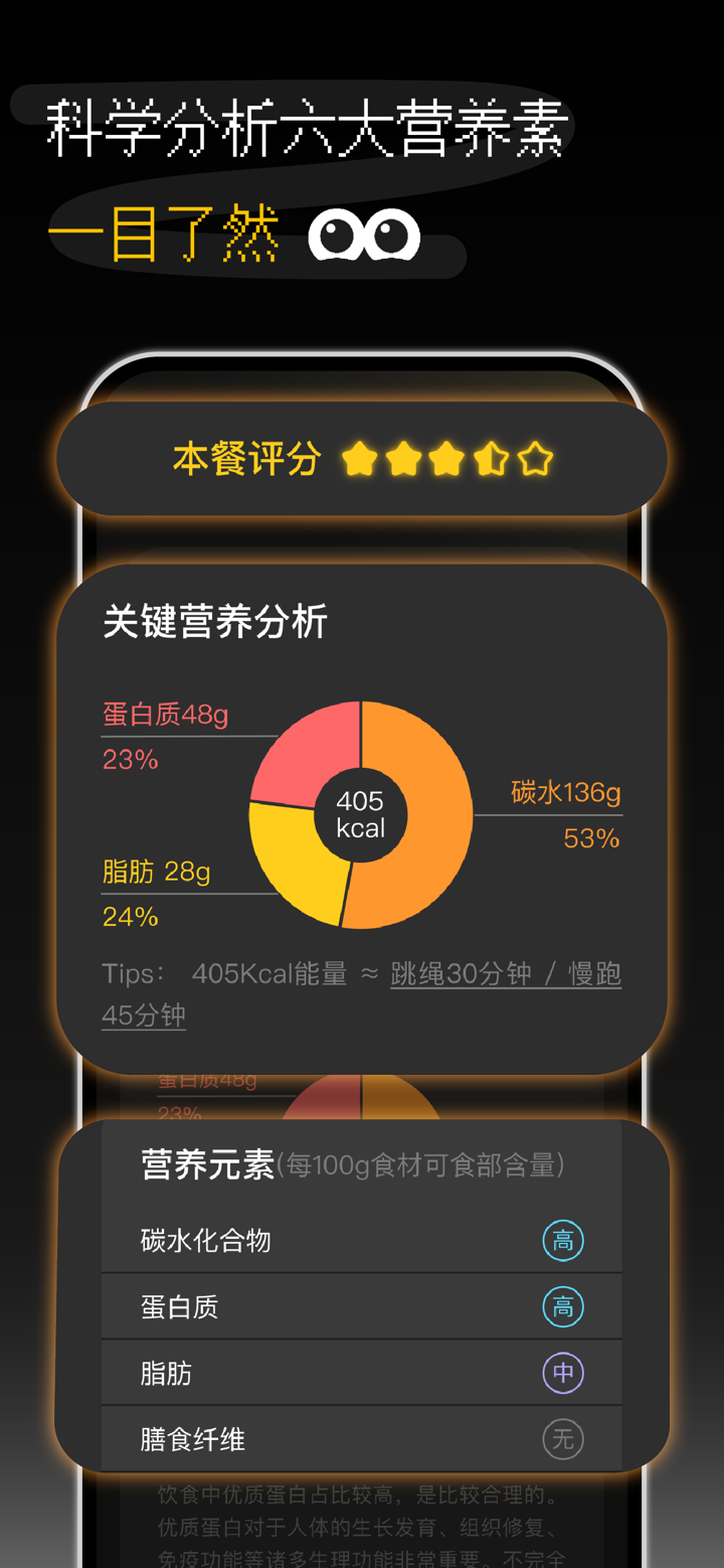 知食AI：饮食记录营养分析健康减肥食谱 screenshot 2