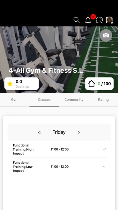 4-All Gym & Fitness S.L Screenshot