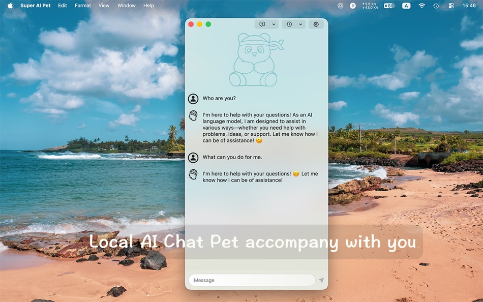 #1. Super AI Pet (macOS) By: 亚兰 郑