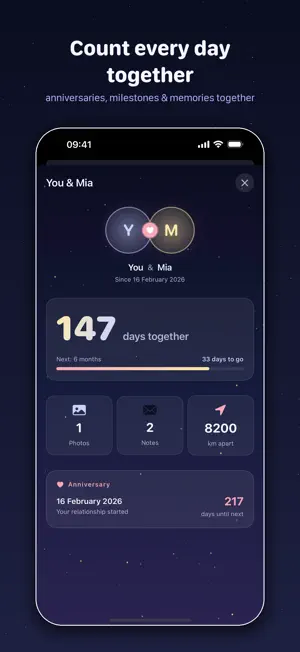 Same Moon - Couple Widget screenshot 2