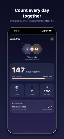 Same Moon - Couple Widget Screenshot 2 of 9