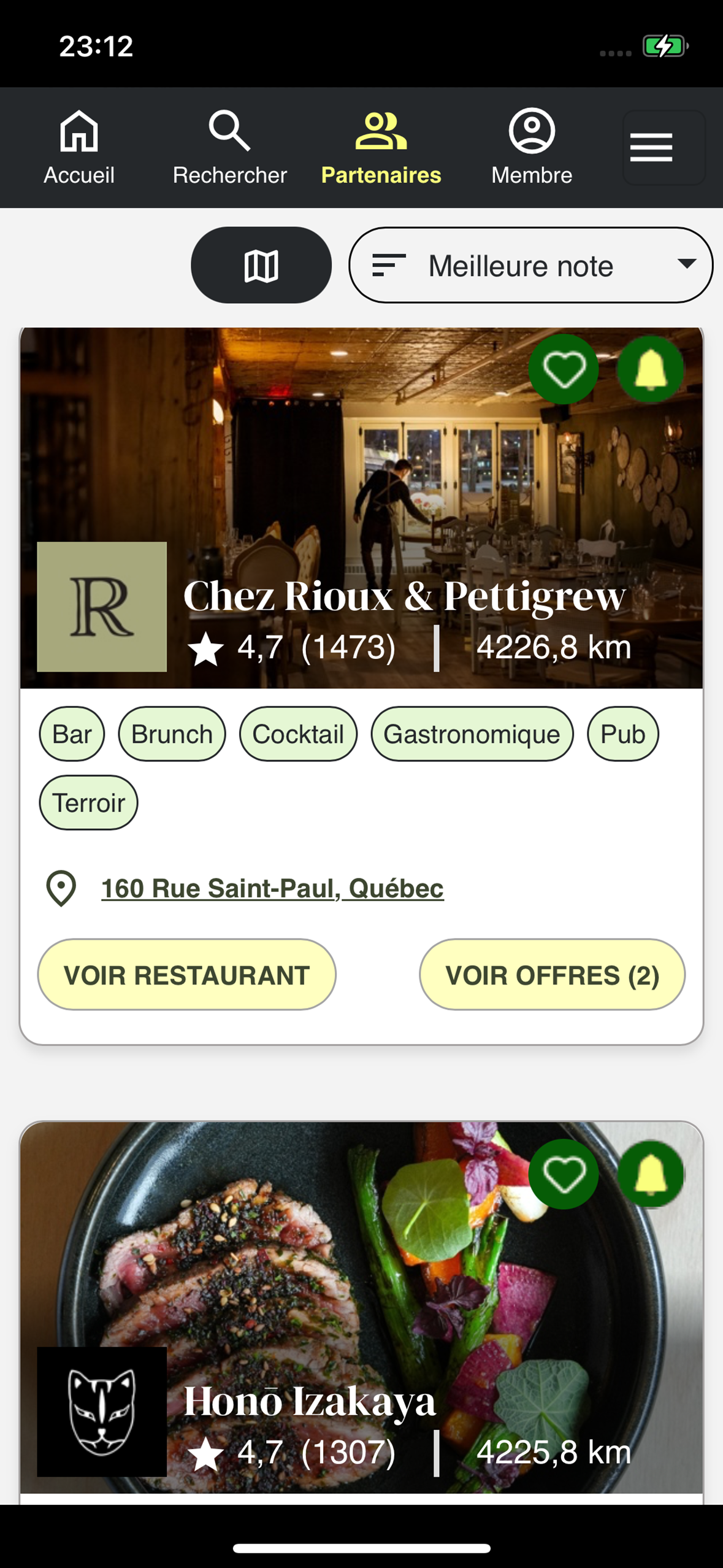 Choix du Chef