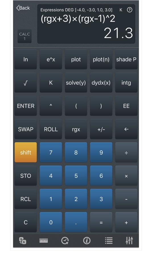 CALC 1 Programmable Calculator - 4.63 - (iOS)