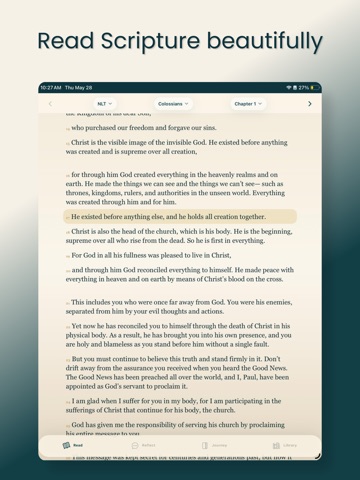 Bible Explained Study iPad screenshot