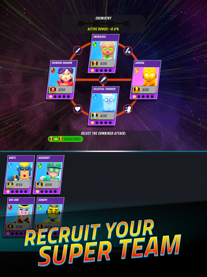 Superhero Idle Strike League