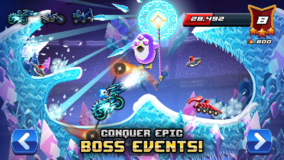 #2. Drive Ahead! - Pixel Car Fight (iOS) 由: Dodreams Fairytale Company Oy