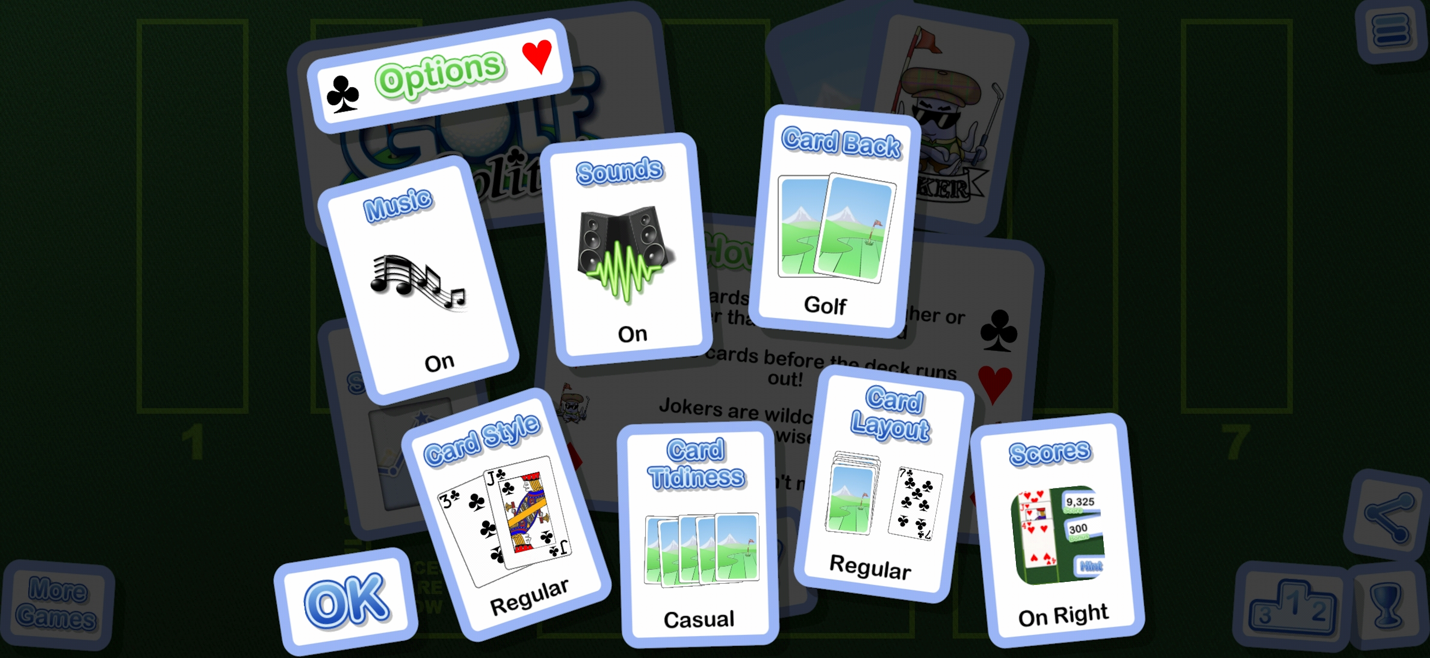 Crystal Golf Solitaire screenshot 6