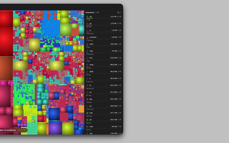 DiskVisualizer screenshot