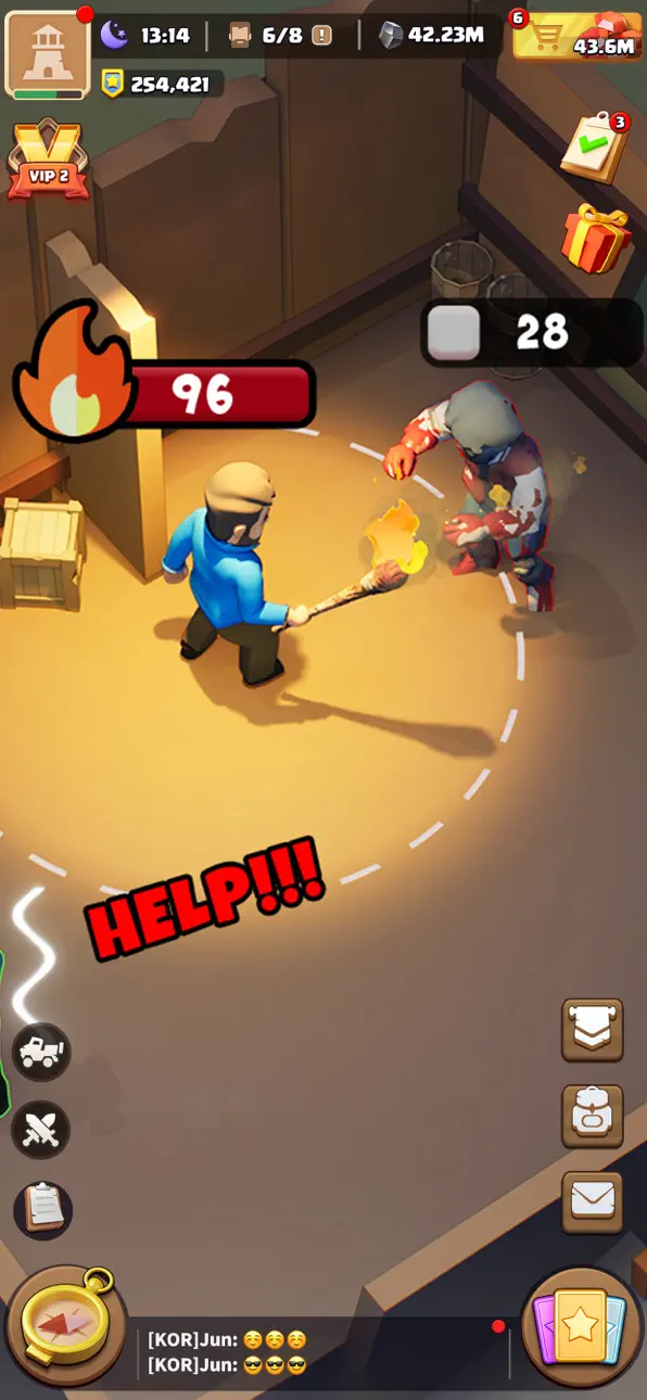 Dark War: Survival VN Hack screenshot 2 - iOS game interface