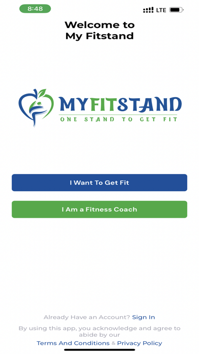 MyFitStand Screenshot