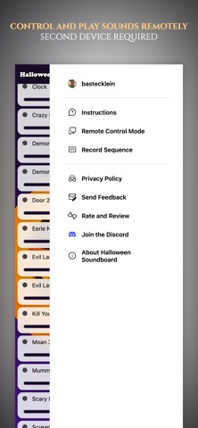 Halloween Soundboard App screenshot