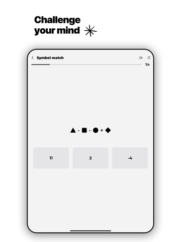 Memory Training: Brain Games iPad screenshot