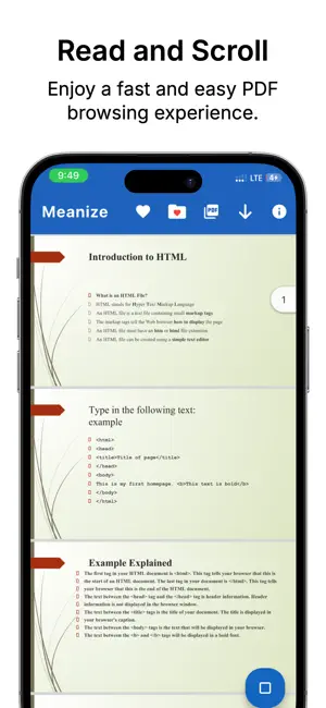 Meanize: PDF Explainer screenshot 2
